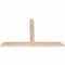 Ekena Millwork Portland Smooth Timber Gable Bracket, Douglas Fir, 48"W x 30"H x 1 1/2"D x 3 1/2"F, 15/12 Pitch GBW048X30X0204POR00SDF - alternate 3